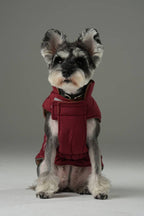 Reversible Dog Vest Jacket -  Red Brown