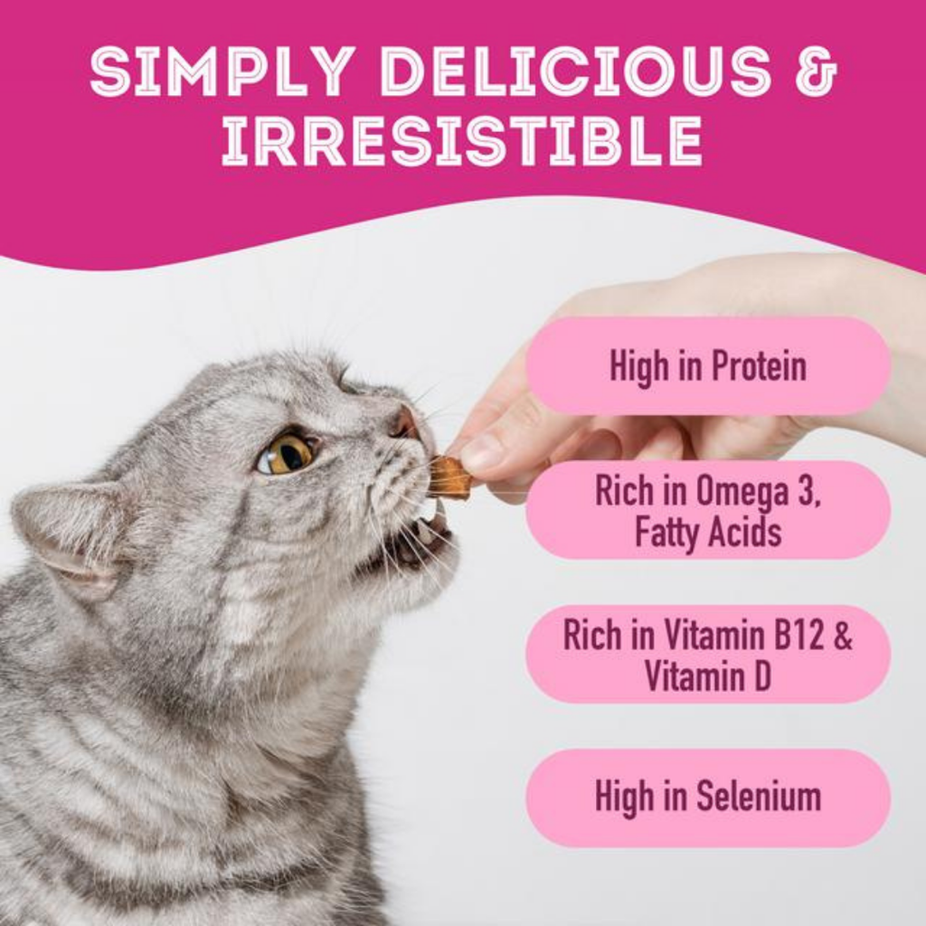 Wild Salmon Freeze-Dried Pet Treats: High-Protein & Natural