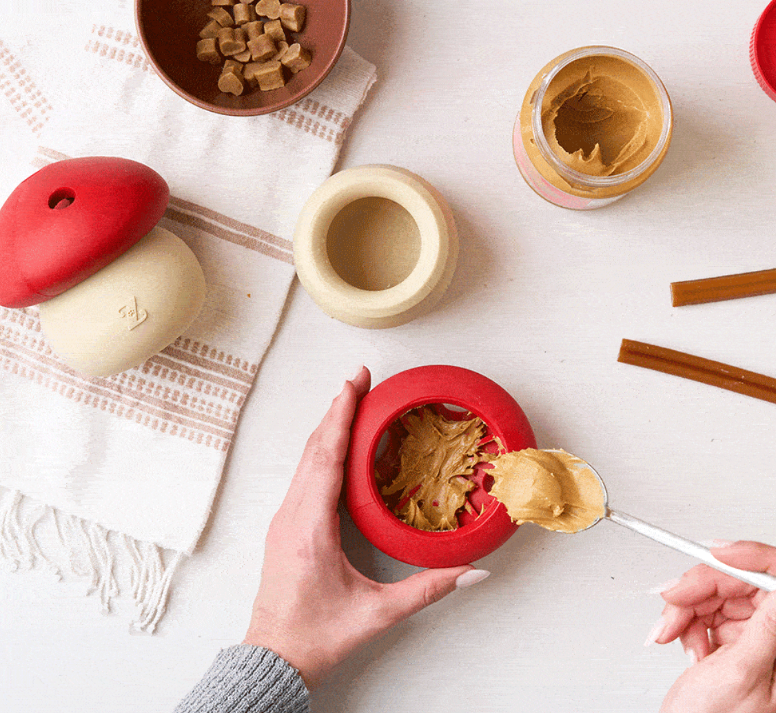 SmartyPaws Tumbler - Mushroom - Interactive dog toy