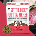 Duck & Cranberry Soft Dog Treats: Chewy & All-Natural