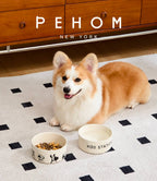 Ceramic Pet Bowl – Set of 2
