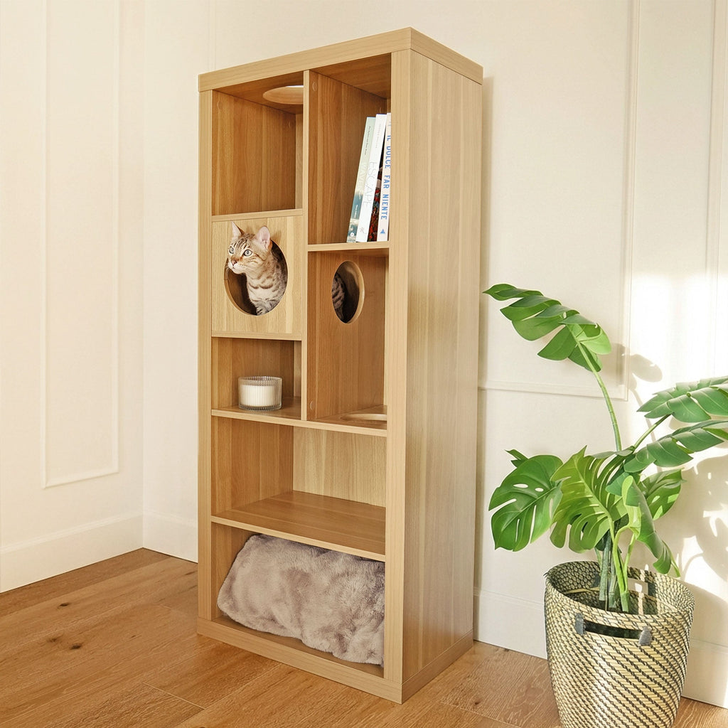 cliff jr.- cat tree bookshelf