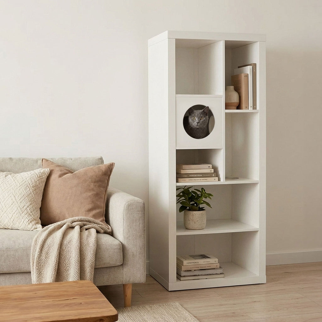 cliff jr.- cat tree bookshelf