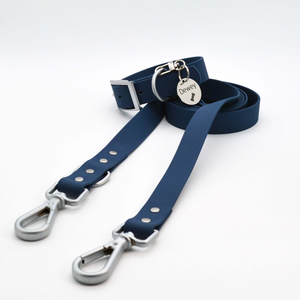 Waterproof Dog Walk Combo – Collar, Leash & Tag