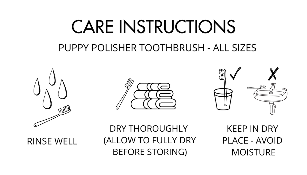 Wag & Bright Supply Co. Puppy Polisher Eco Toothbrush – Mini (Small)