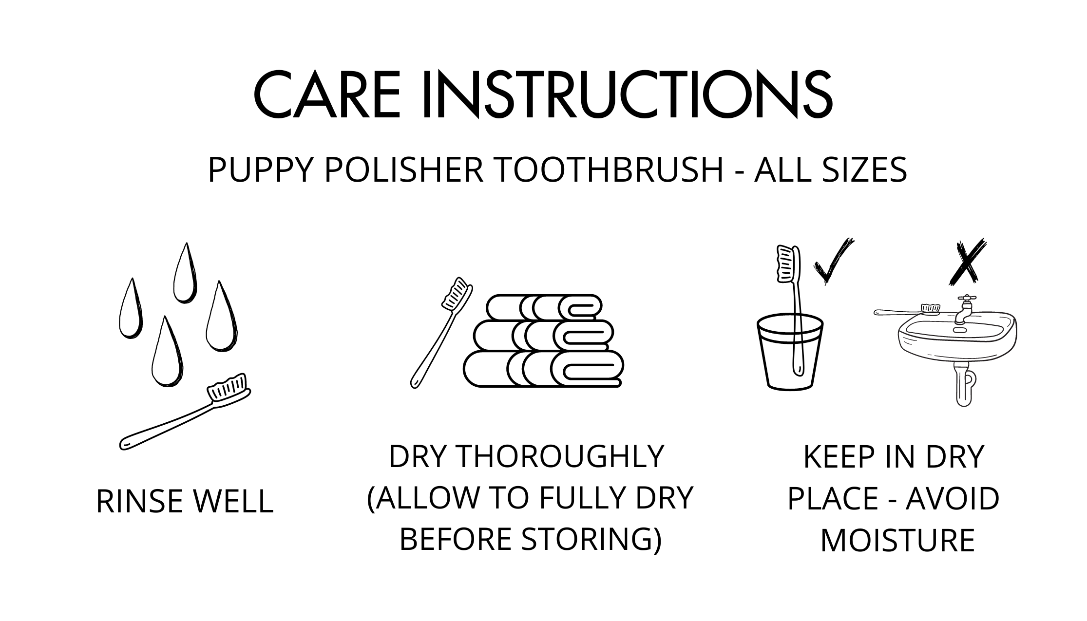 Wag & Bright Supply Co. Puppy Polisher Eco Toothbrush – Mini (Small)