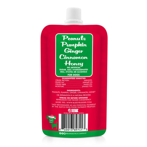 Bark Bistro Oh Snap! Gingerbread Holiday Buddy Budder – 113g (4oz)