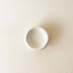 Creamy Ceramic Cat Water Bowl
