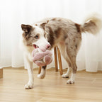 Monti silent snuffle ball in purple – 8 treat slots, pulls apart for washing | LittleLeashes