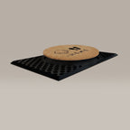 Dog + Feet = Home Round Doormat Set – Convertible Two-Piece System