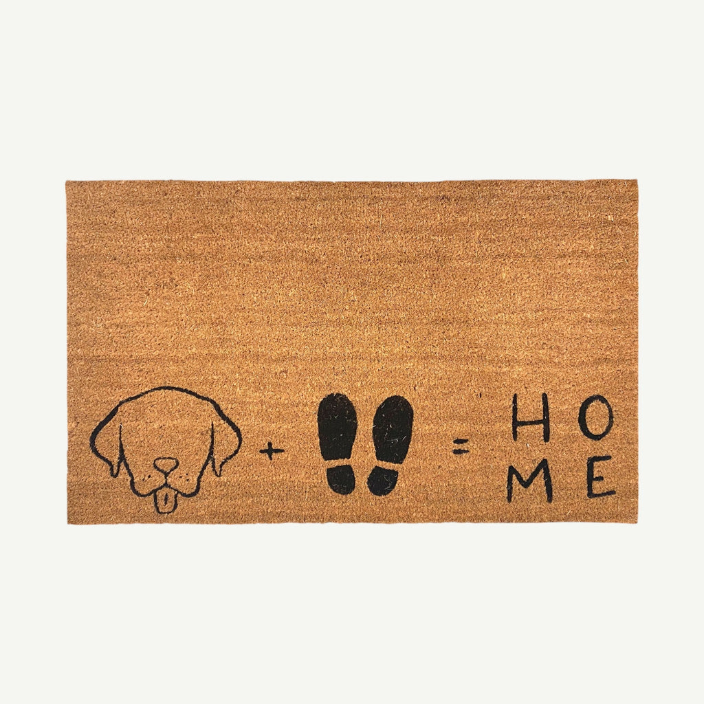 dog + feet = home convertible entrance doormat