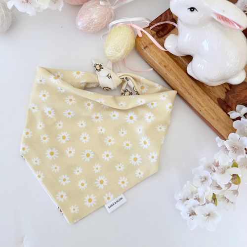 Bark & Main Chicks & Daisies Reversible Dog Bandana