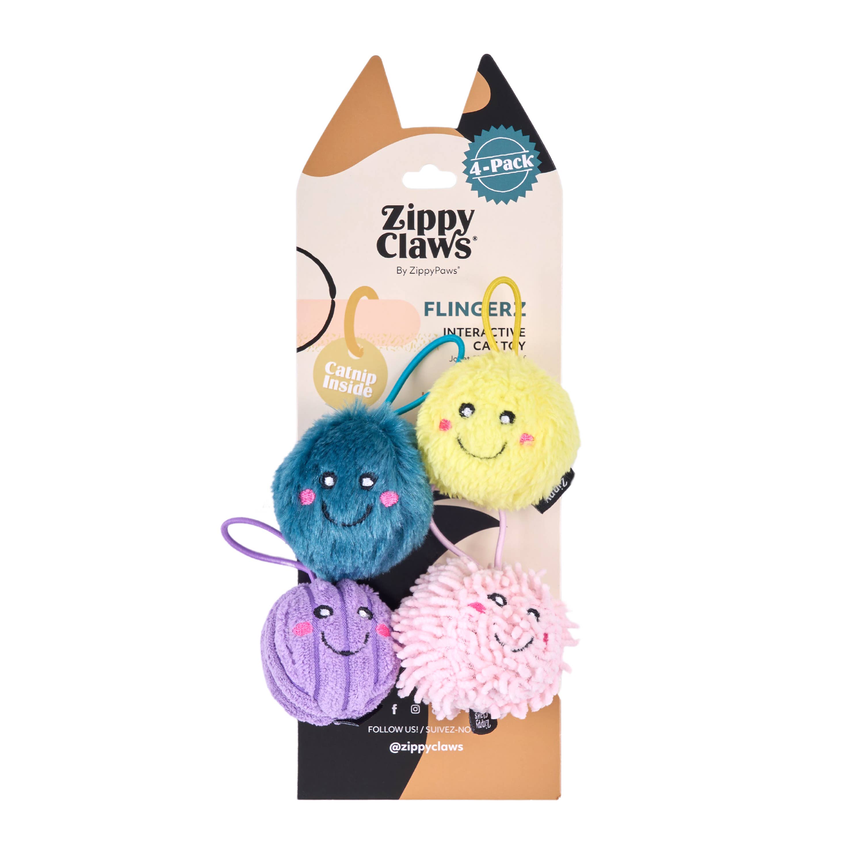 ZippyClaws® 4-Pack - Flingerz PomPoms