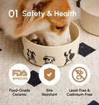 Ceramic Pet Bowl – Set of 2