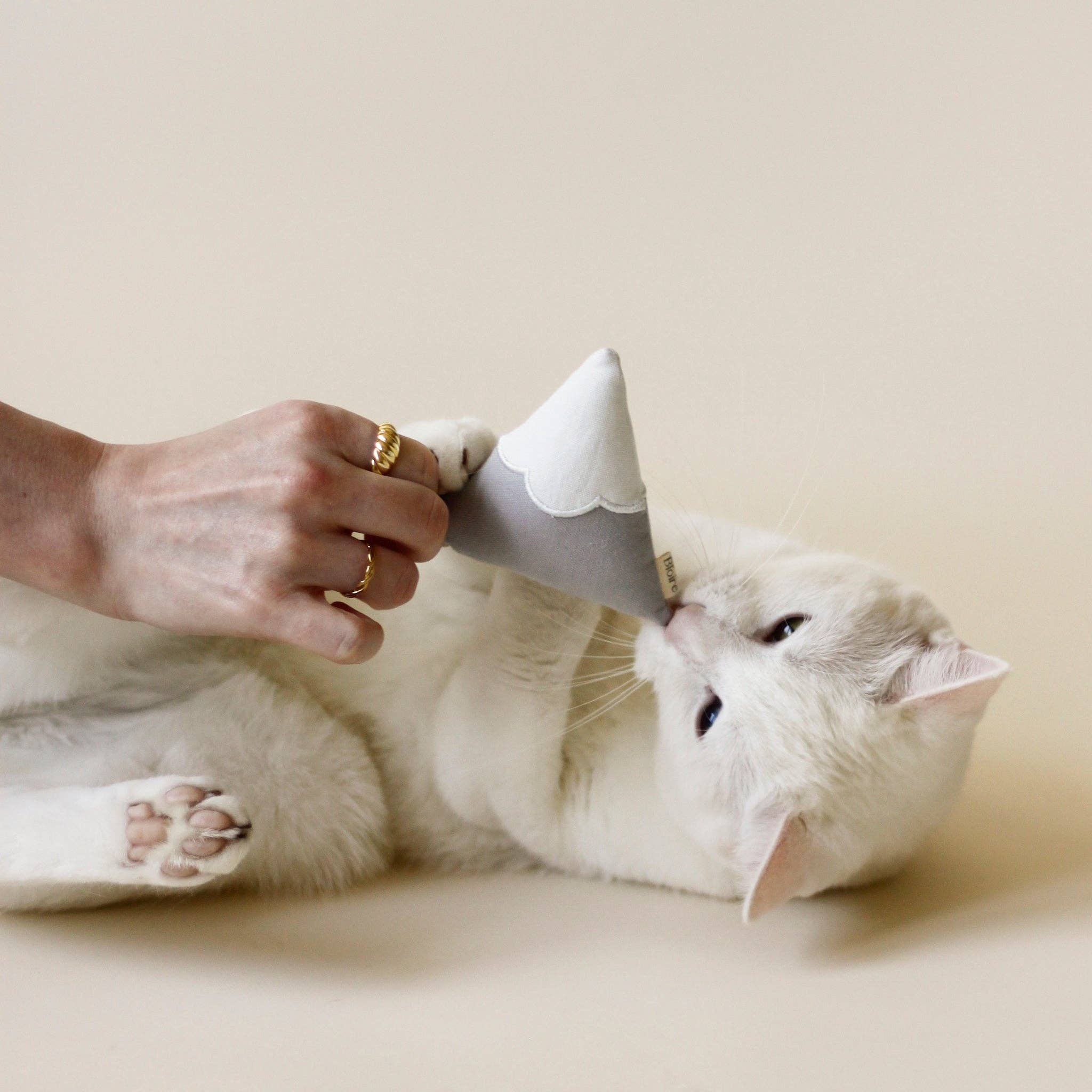 Snowy Mountain Catnip Cat Toy