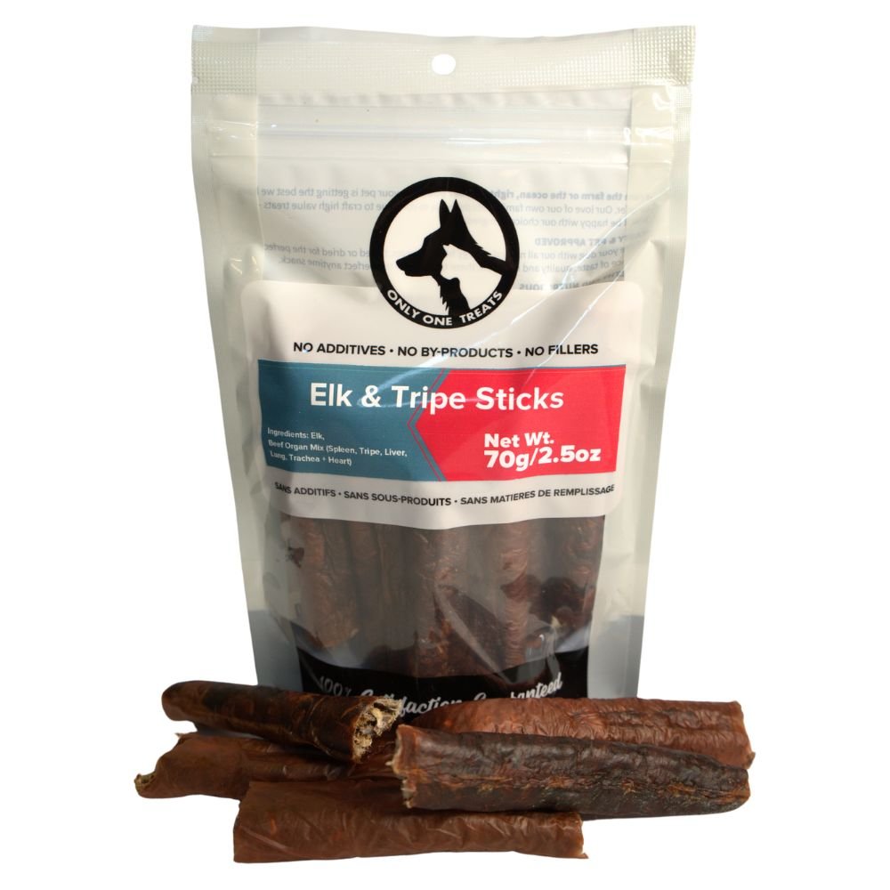 Elk & Beef Tripe Sticks 70g