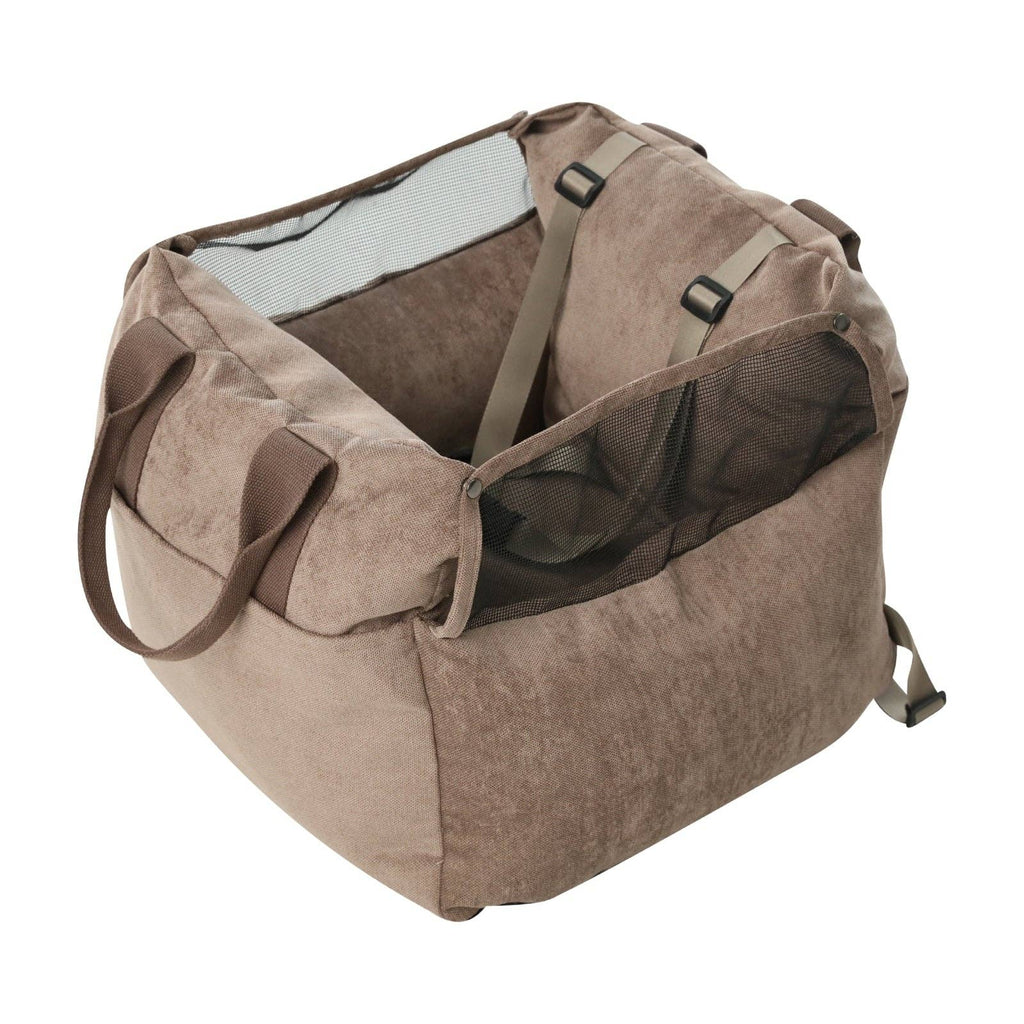 Puff Guard Dog Car Seat - Camel