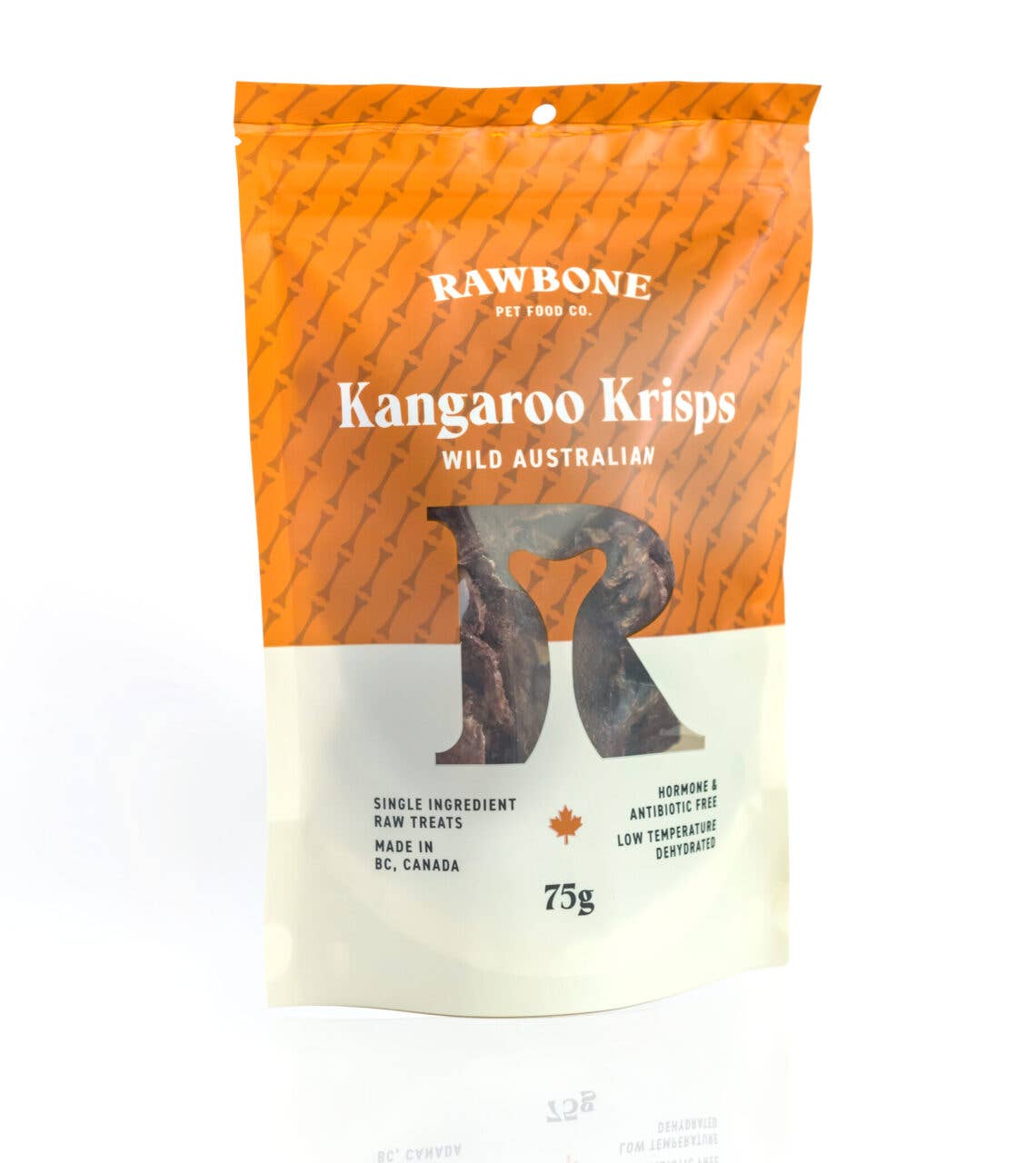 Rawbone Premium Kangaroo Krisps – 75 g