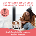 Bison Liver Dehydrated PetTreat: High Protein & Omega 3