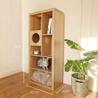 Cliff Jr. Cat Tree Bookshelf – Climb & Storage, 3 Colours