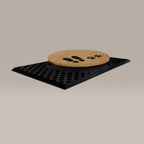 Foot + Paw Round Doormat Set – Convertible Two-Piece System