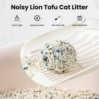 Noisylion Green Tea Tofu Cat Litter – Low-Dust, Fast-Clumping