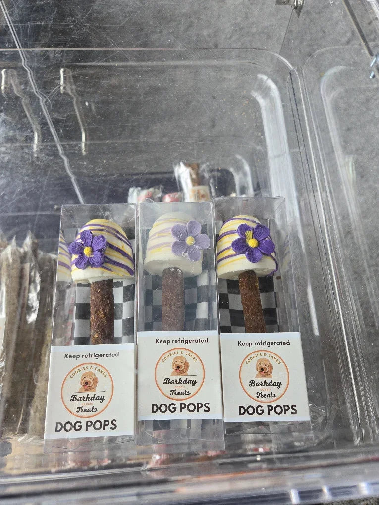 Barkday Treats Dog Pops – Peanut Butter & Yogurt Dog Treat
