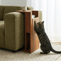Jewl Nesting Table & Cat Scratcher – Oak & Walnut