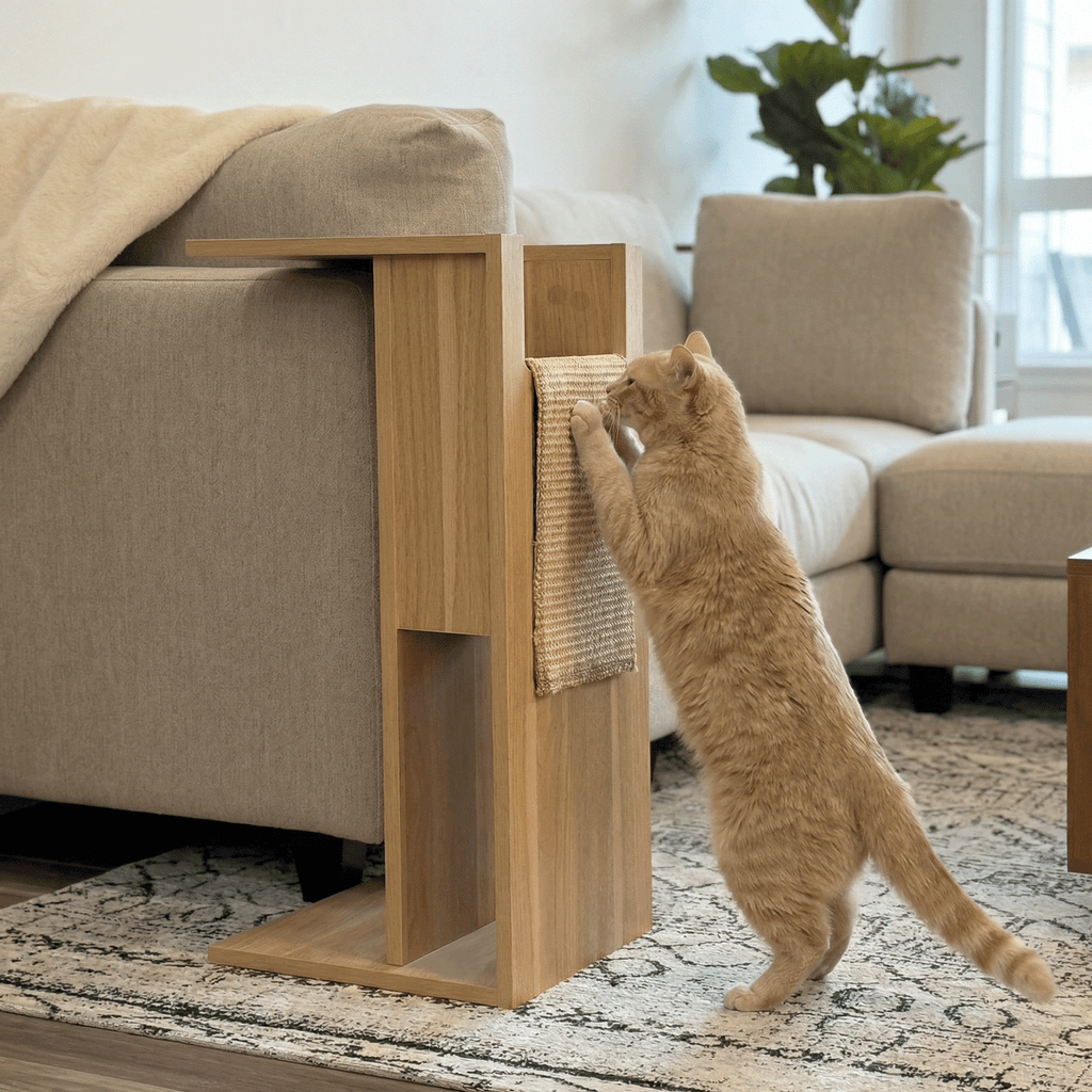 jewl nesting table + scratcher