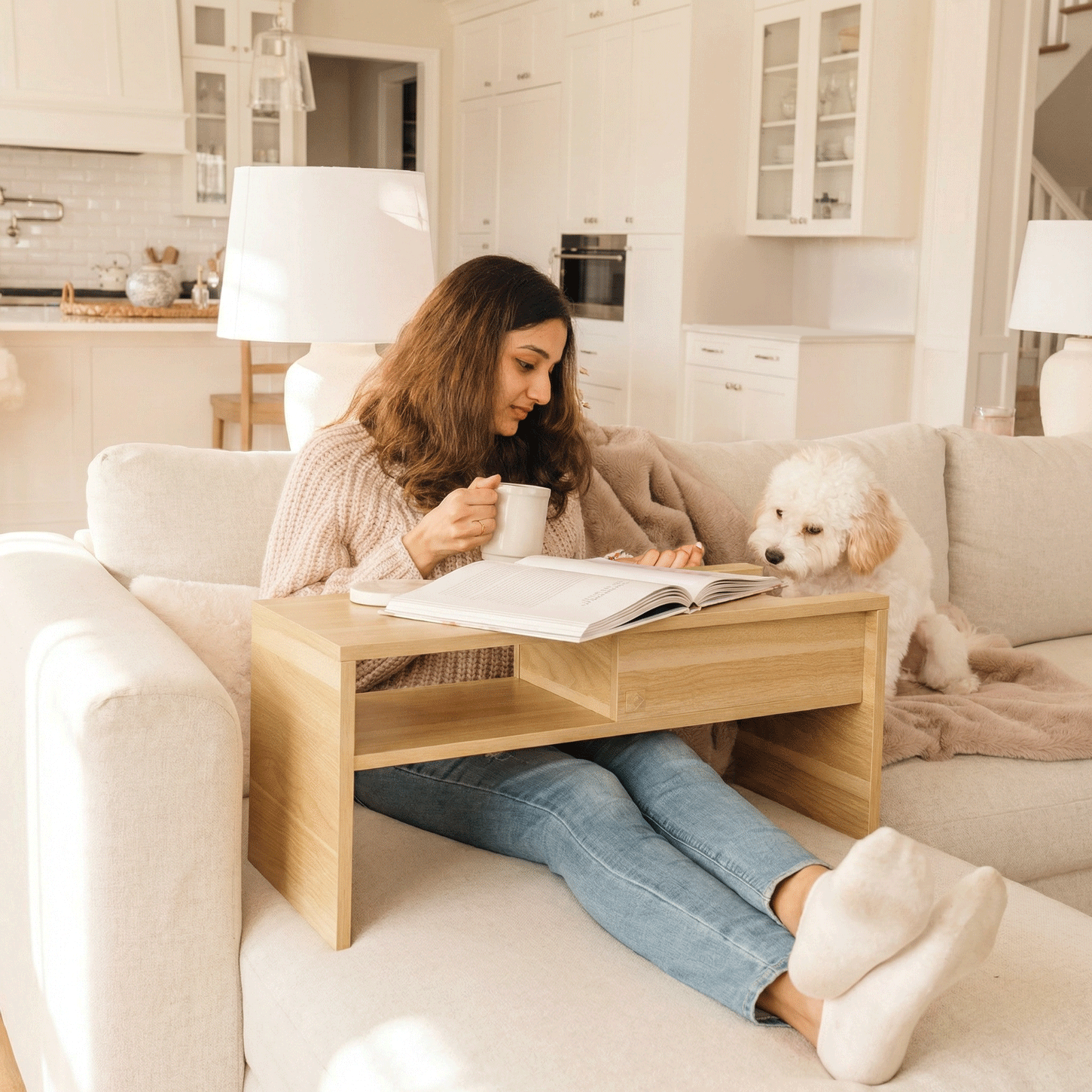 jewl nesting table + scratcher