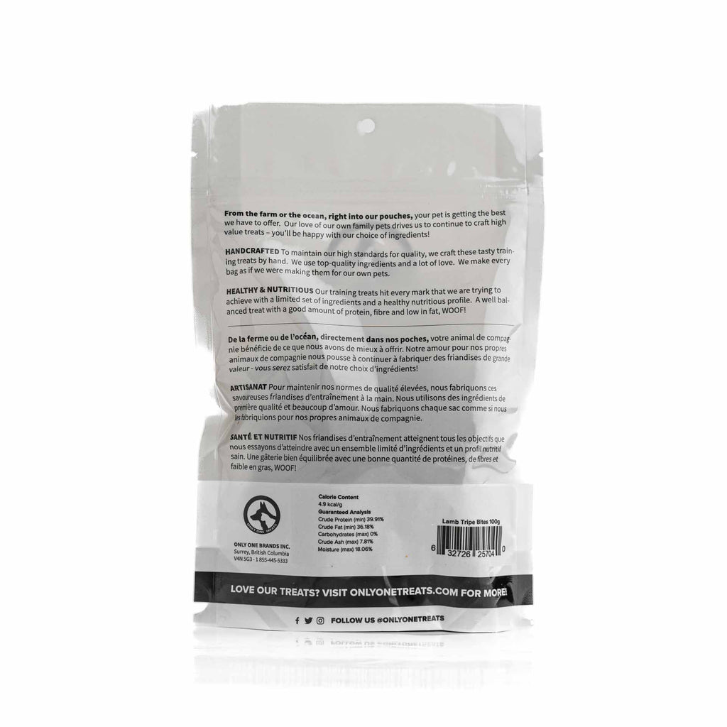 Lamb Tripe Bites 100g