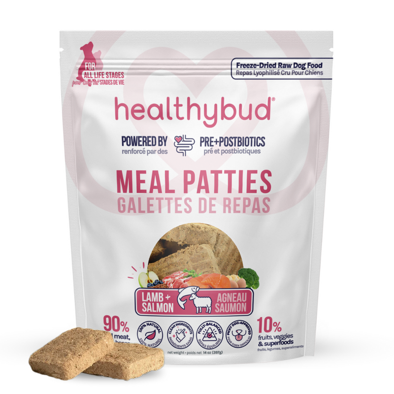 Freeze-Dried Raw Lamb+Salmon Meal Patties