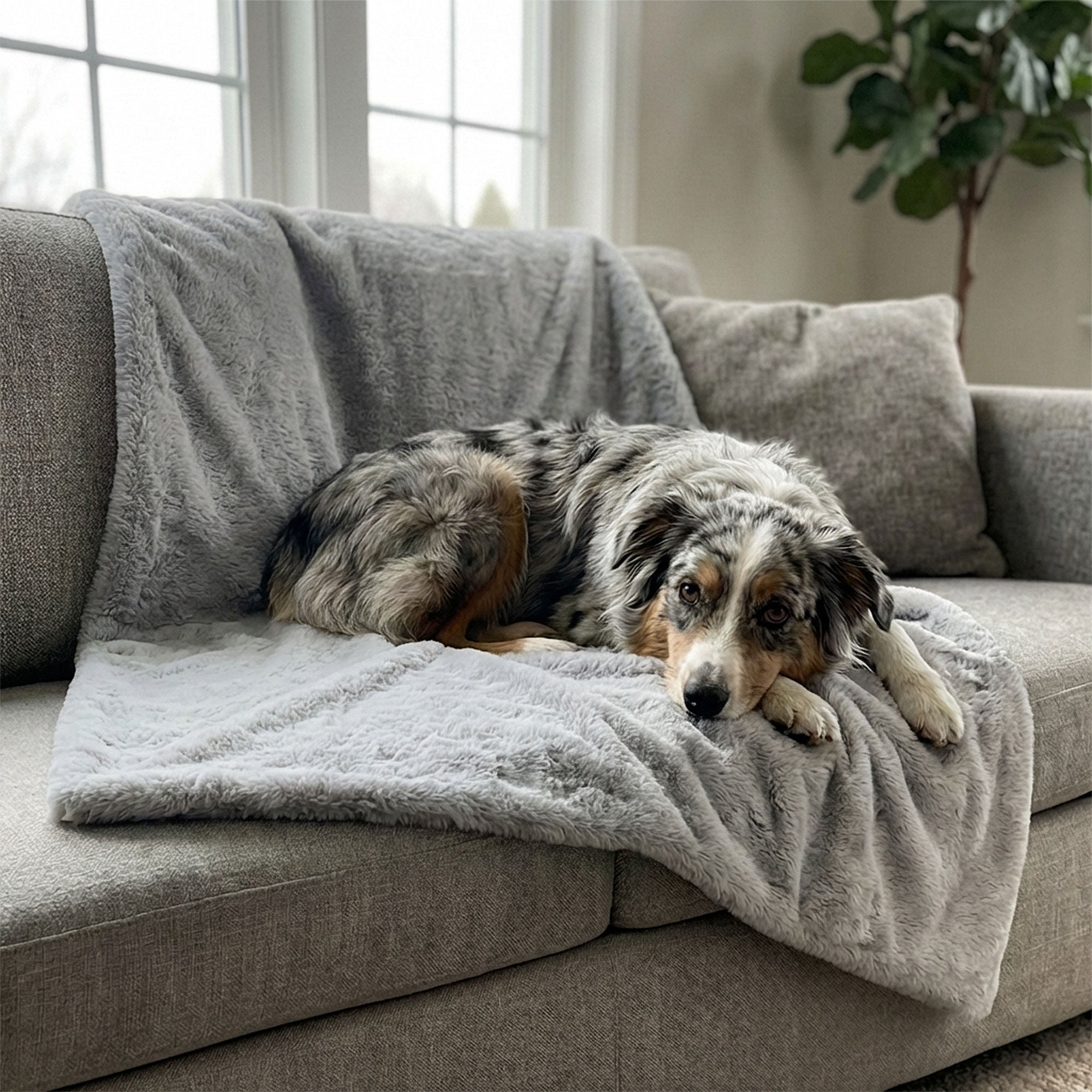 Pixie Pet Throw – Faux Fur, Leak-Resistant, 5 Colours