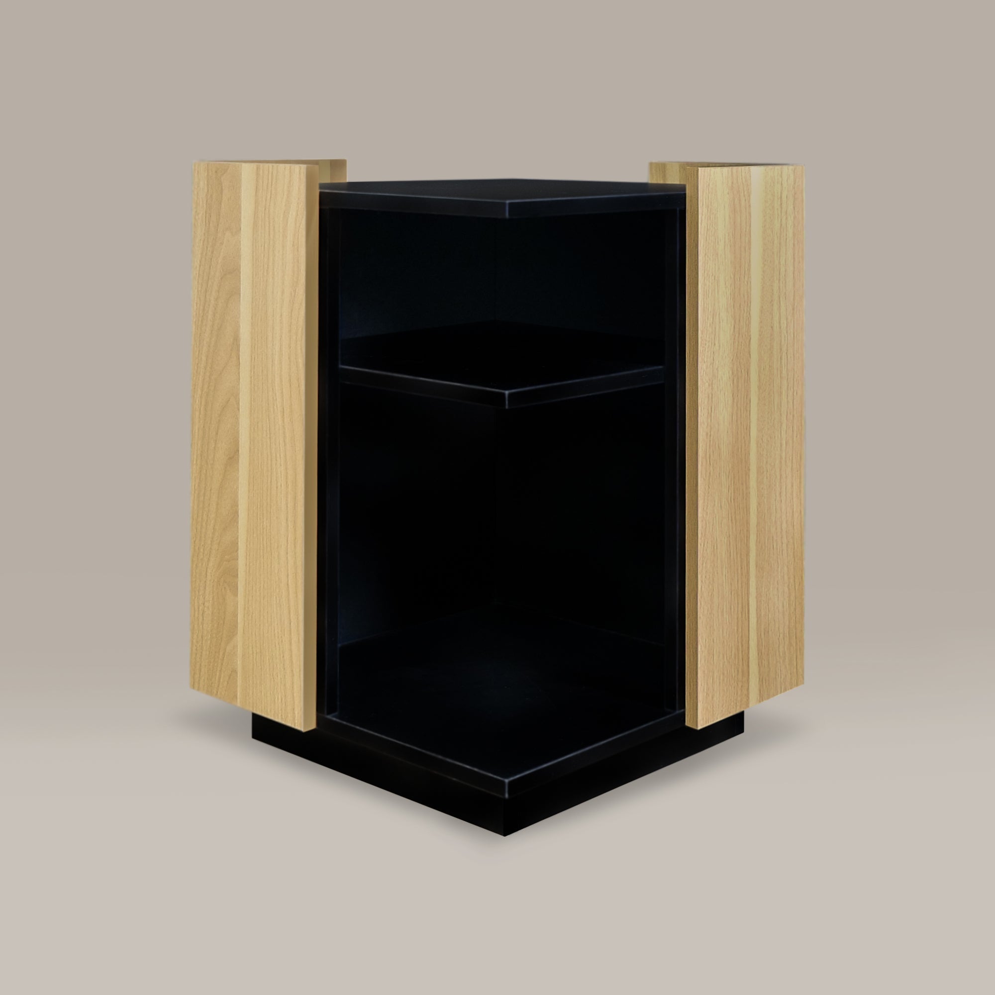 Leo Side Table with Pet Nook
