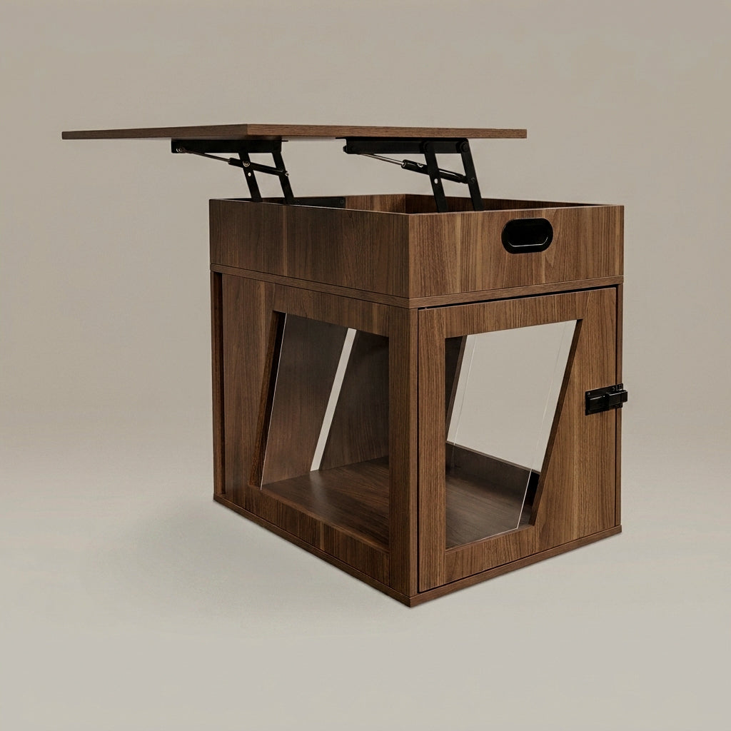 Louie Pet Crate & Side Table