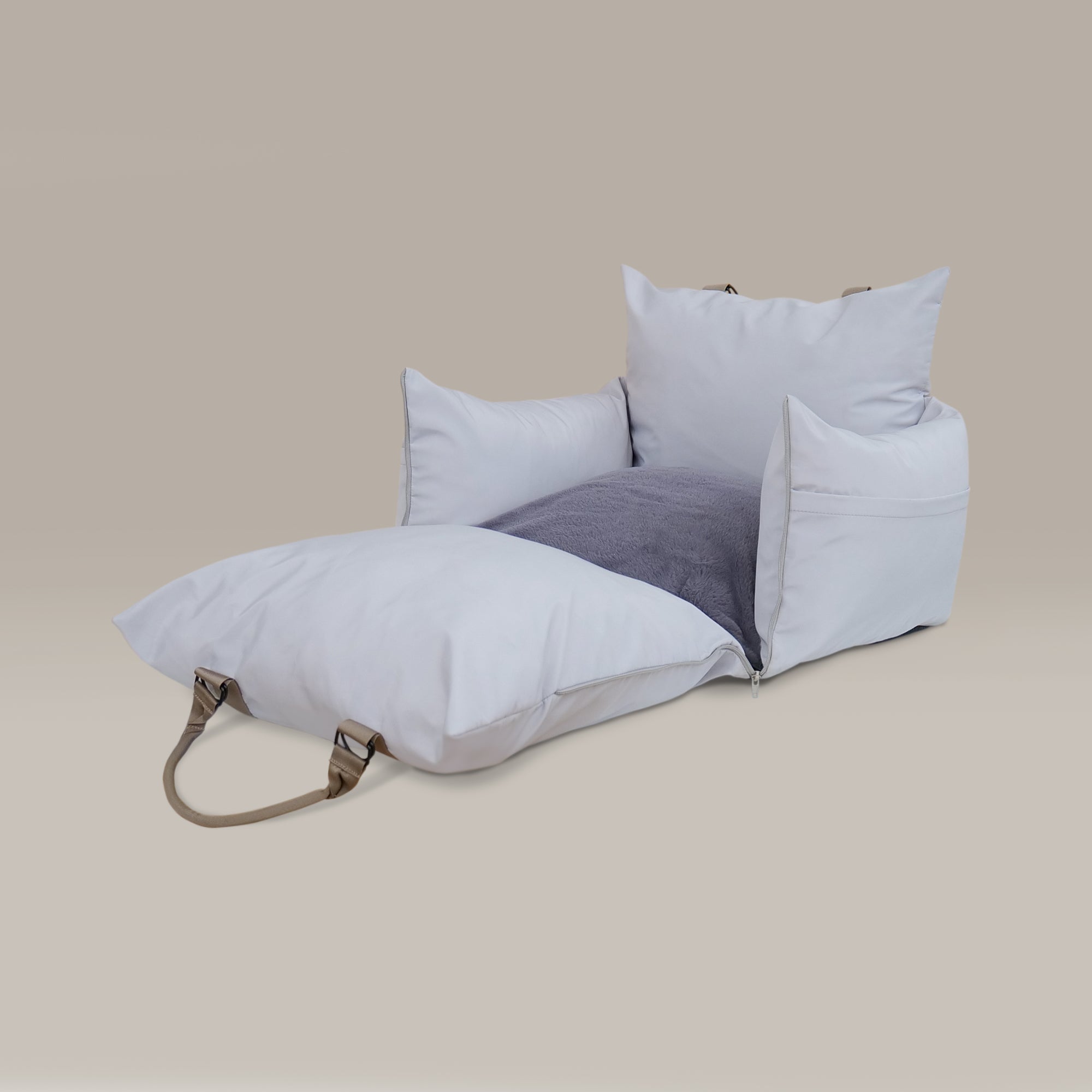 Marco Travel Pet Bed – Single & Double Seater, 4 Colours