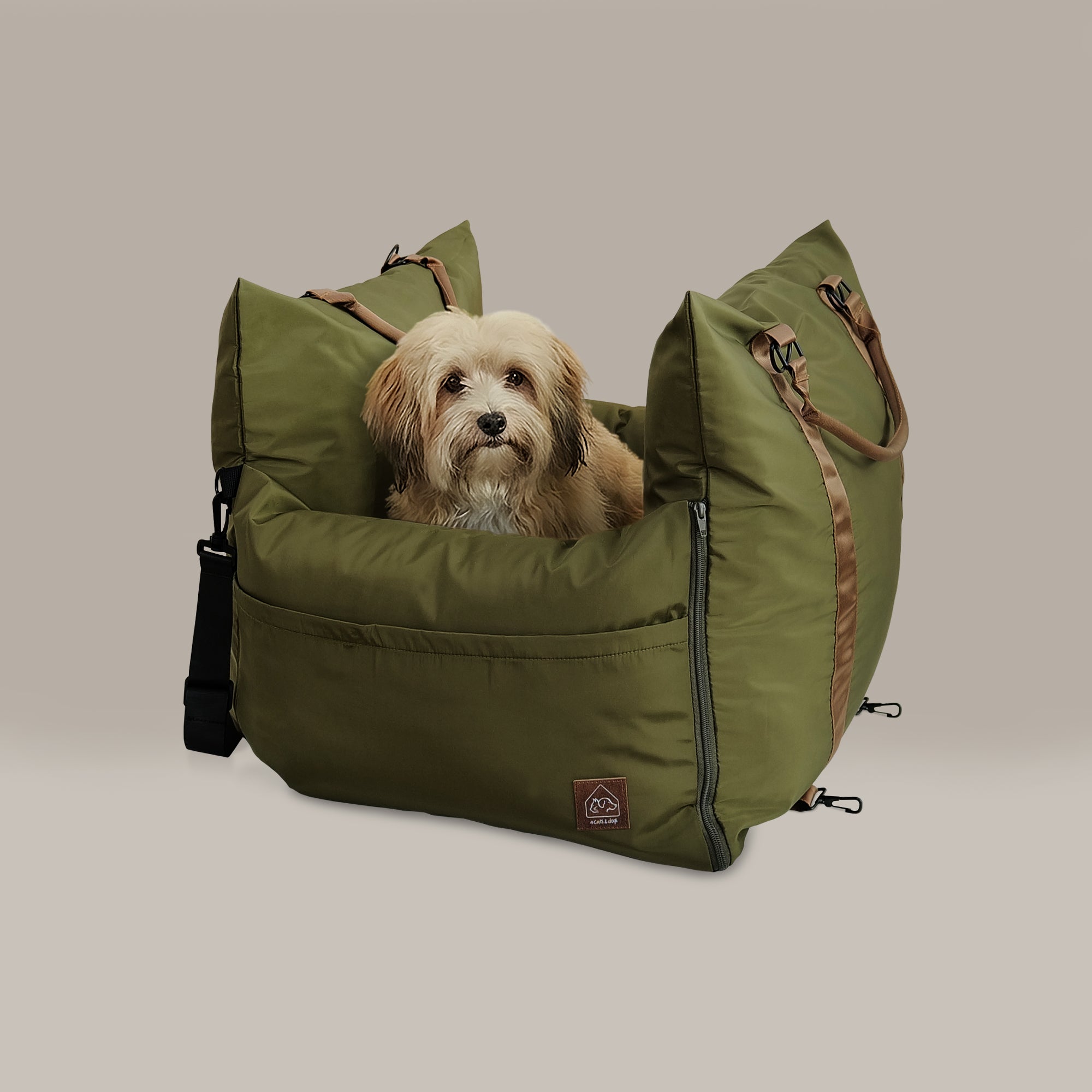 Marco Travel Pet Bed – Single & Double Seater, 4 Colours