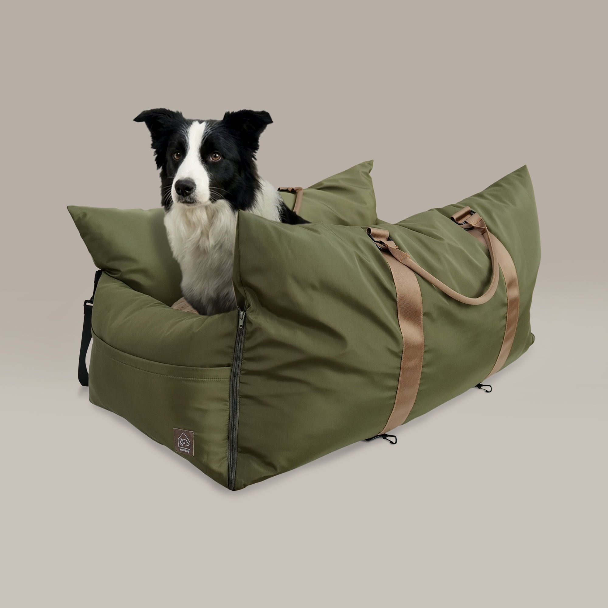Marco Travel Pet Bed – Single & Double Seater, 4 Colours