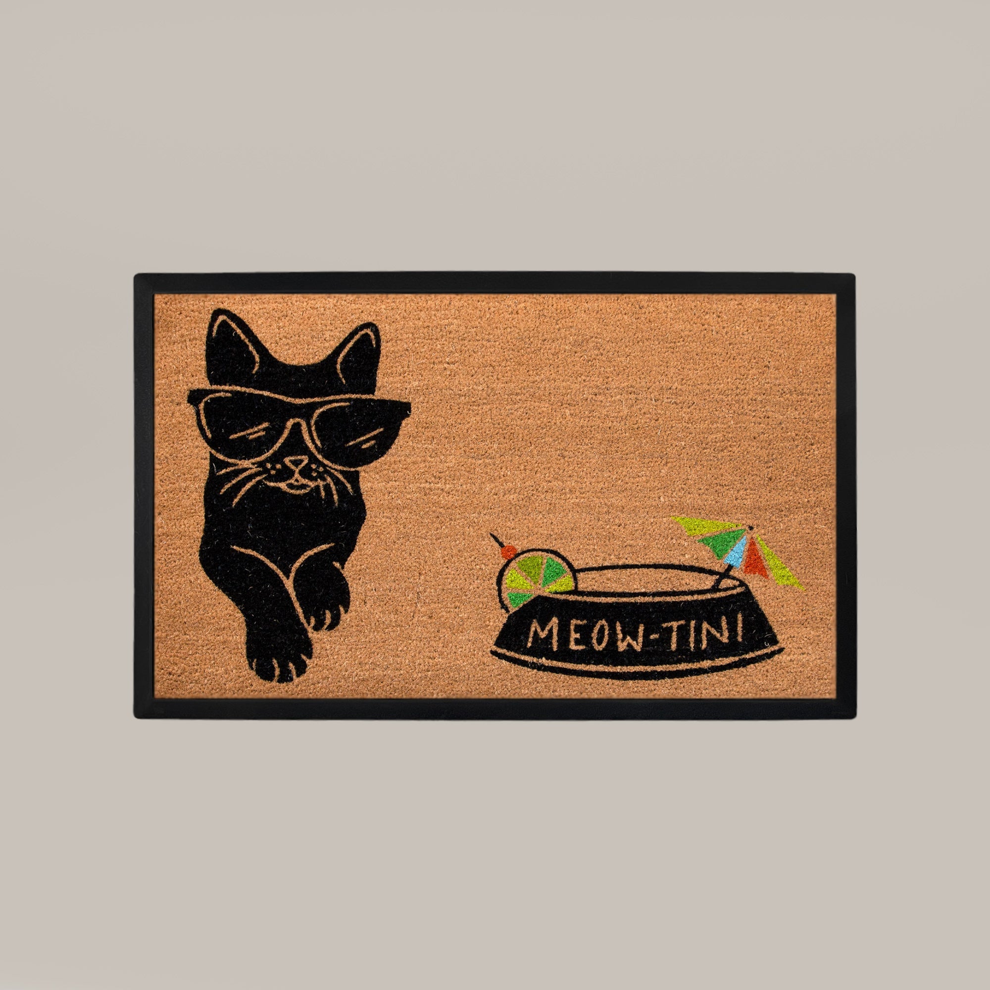 Meowtini Rectangular Doormat Set – Convertible Two-Piece System