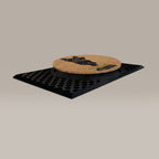 Meowtini Round Doormat Set – Convertible Two-Piece System