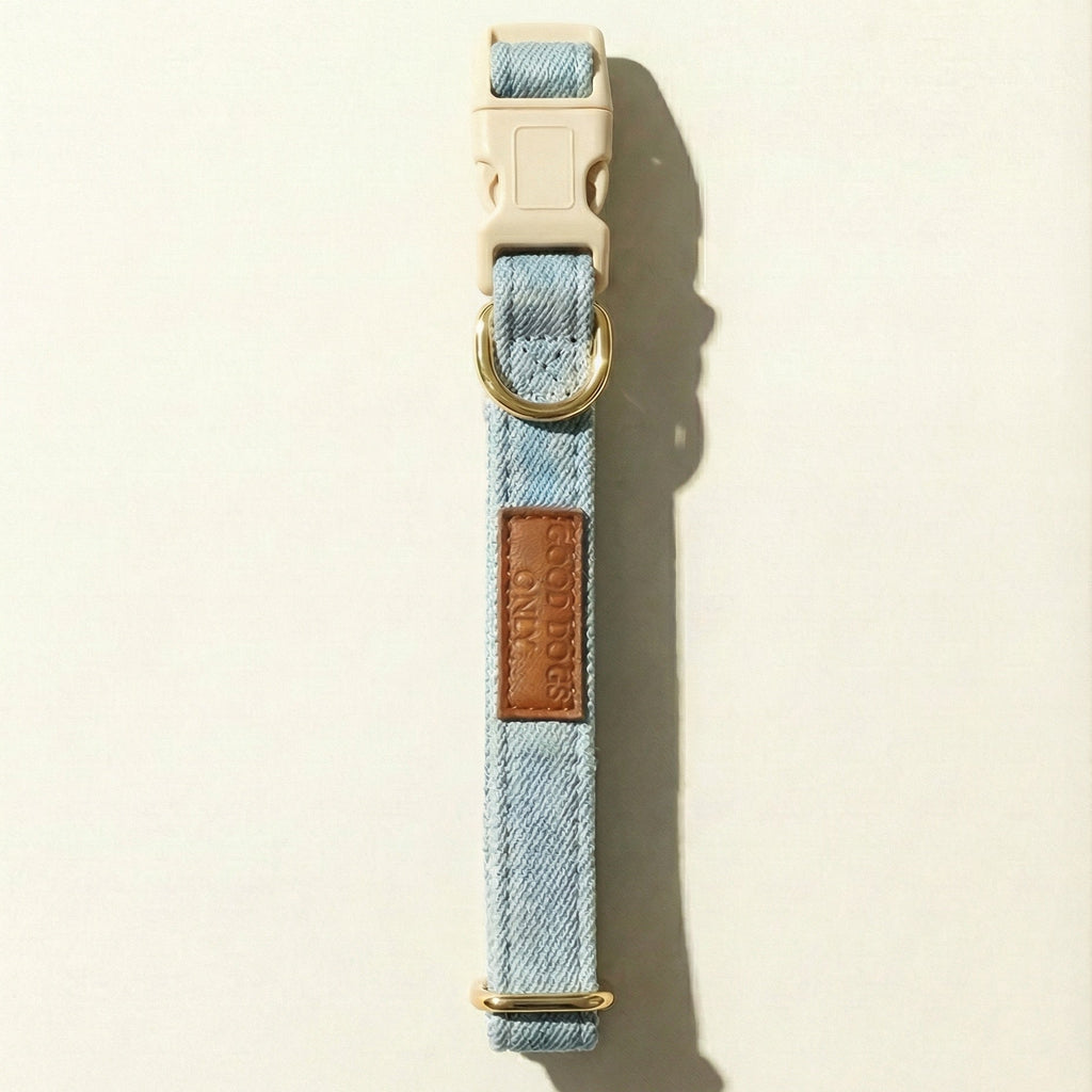 Denim Collar – Dog Collar, 3 Colours
