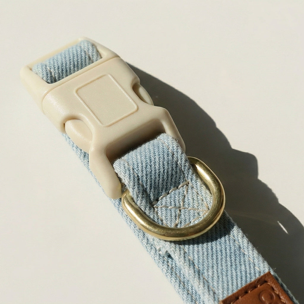 Denim Collar – Dog Collar, 3 Colours