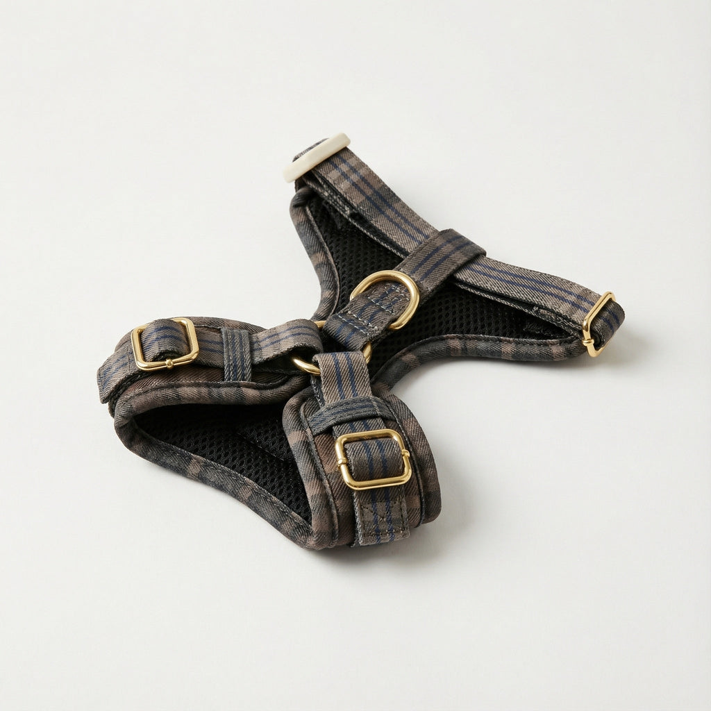 Plaid Harness – Tartan Dog Harness, 3 Colours