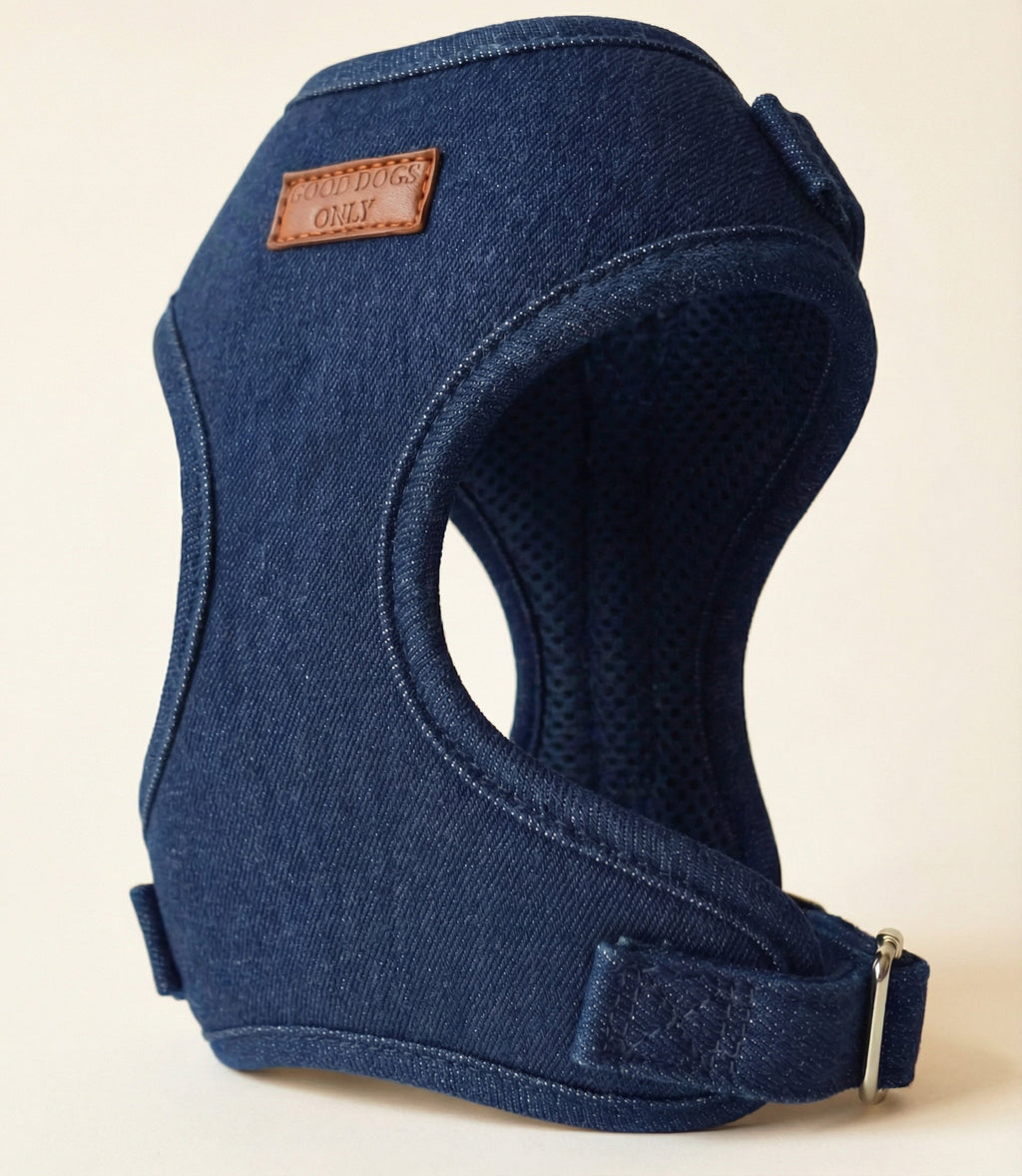 Denim Harness – Dog Harness, 3 Colours