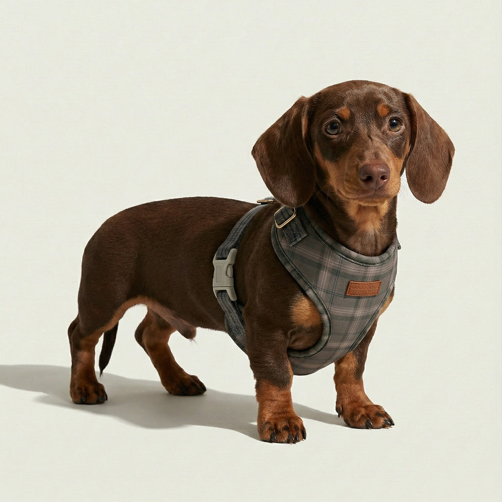 Plaid Harness – Tartan Dog Harness, 3 Colours