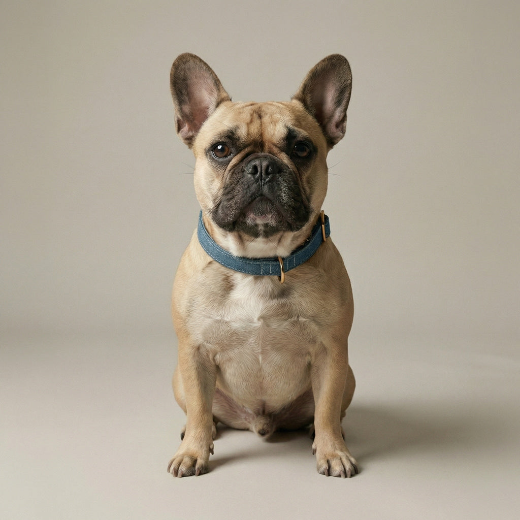 Denim Collar – Dog Collar, 3 Colours