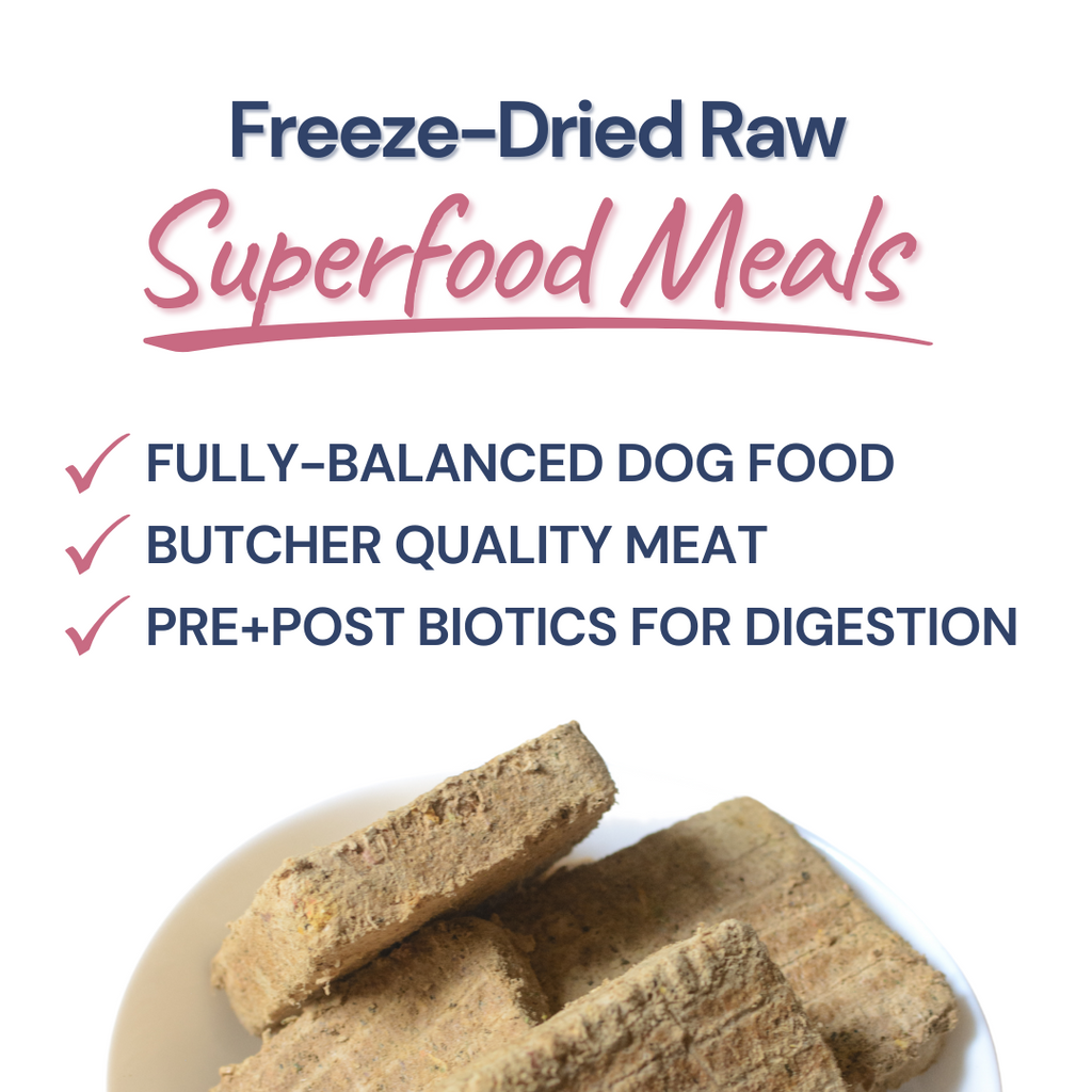 Freeze-Dried Raw Lamb+Salmon Meal Patties