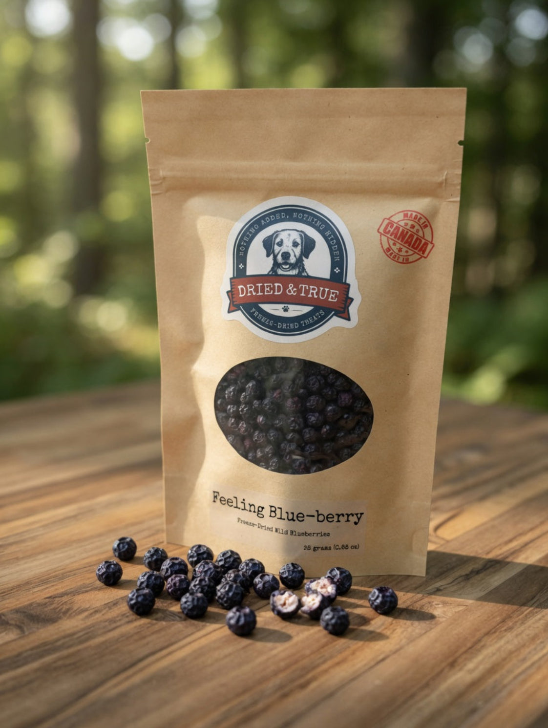 Dried & True Feeling Blue-berry – Freeze-Dried Wild Blueberries