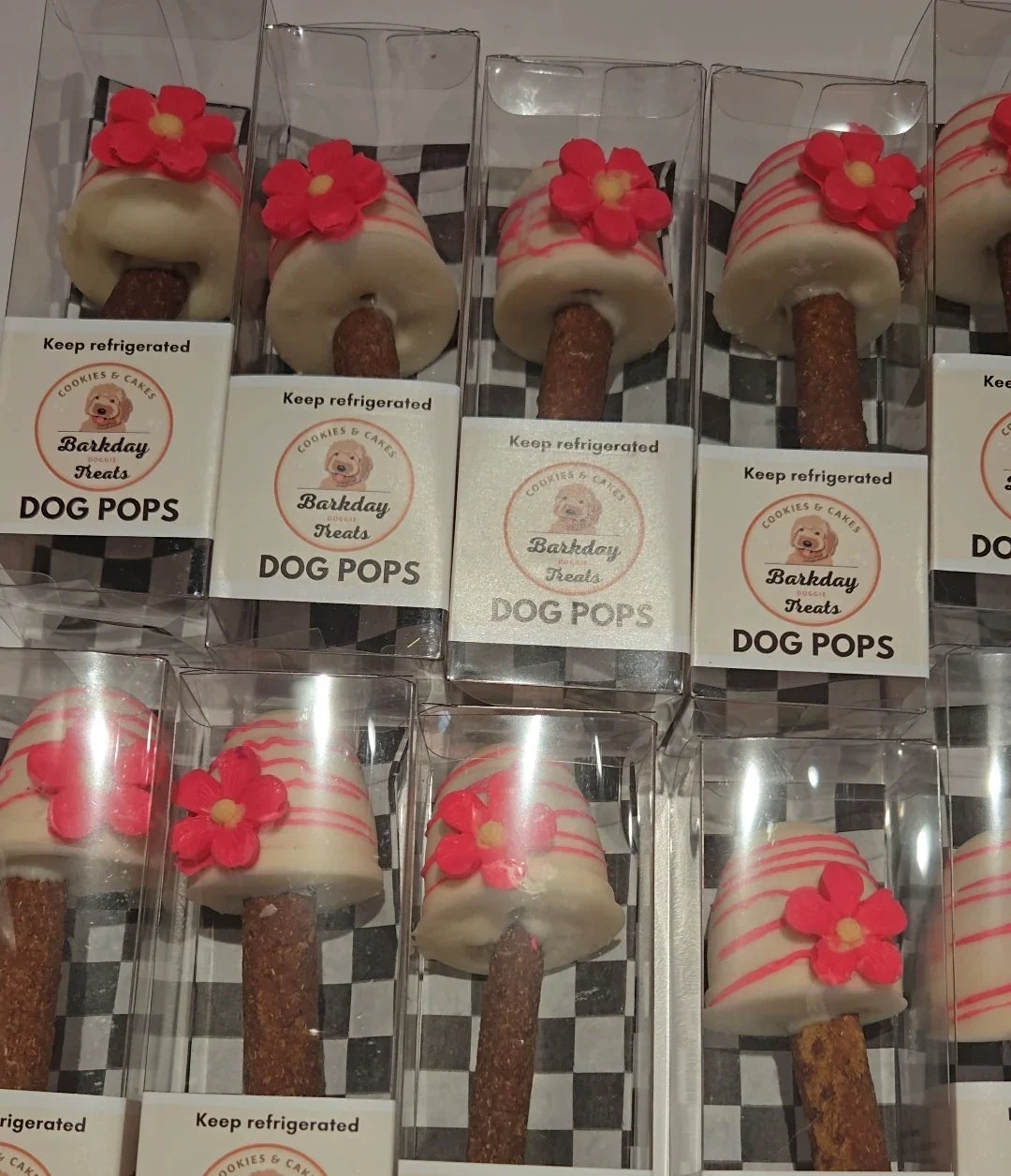 Barkday Treats Dog Pops – Peanut Butter & Yogurt Dog Treat