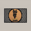 Meowtini Round Doormat Set – Convertible Two-Piece System